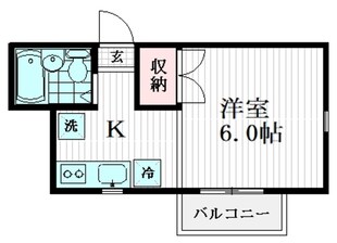 サニーハイツ中野の物件間取画像